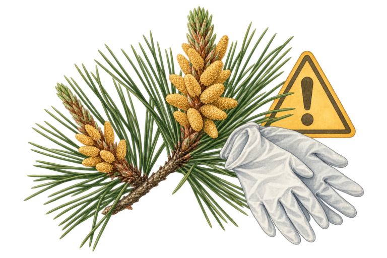 is pine pollen safe
