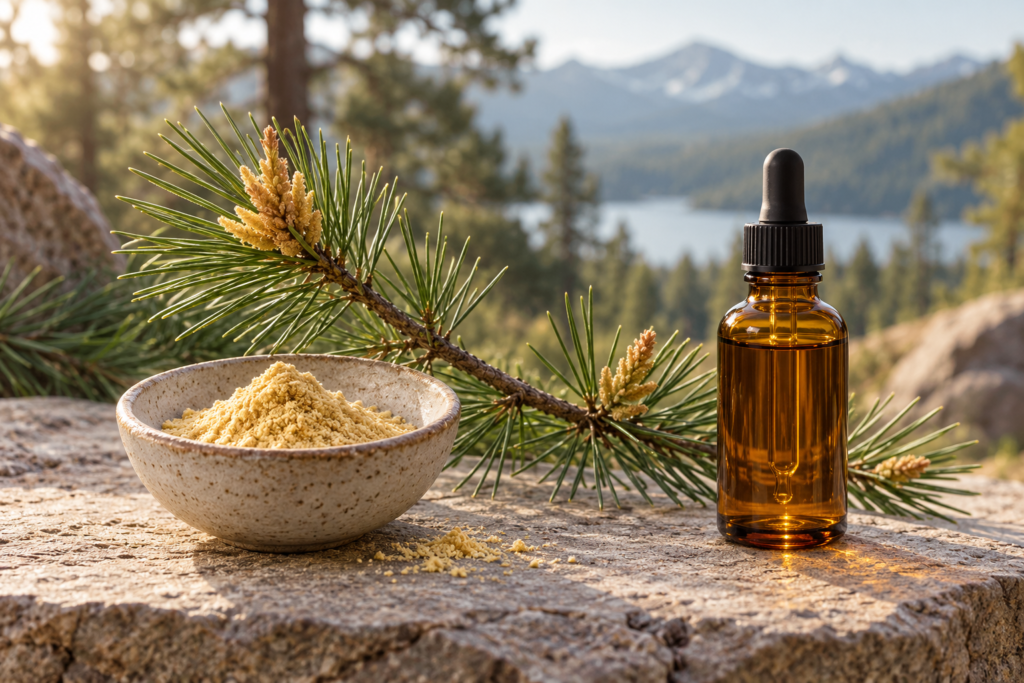 tincture bottle powder